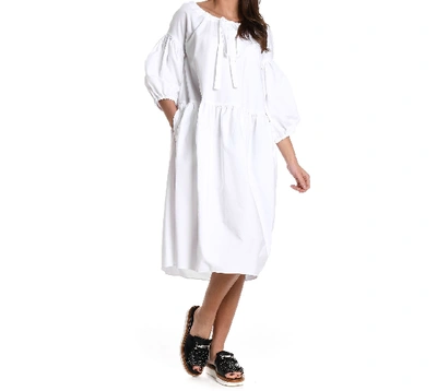 Aspesi White Cotton Dress