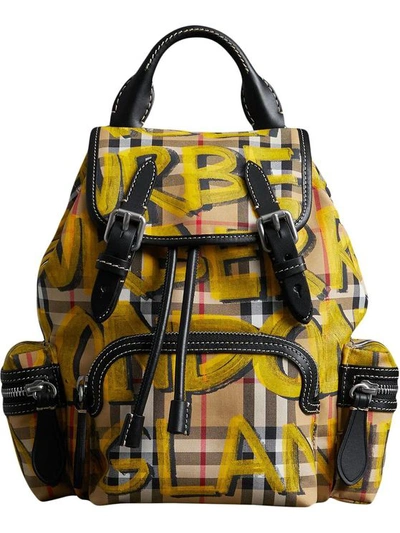 Burberry Women's 4075833 Yellow Cotton Backpack
