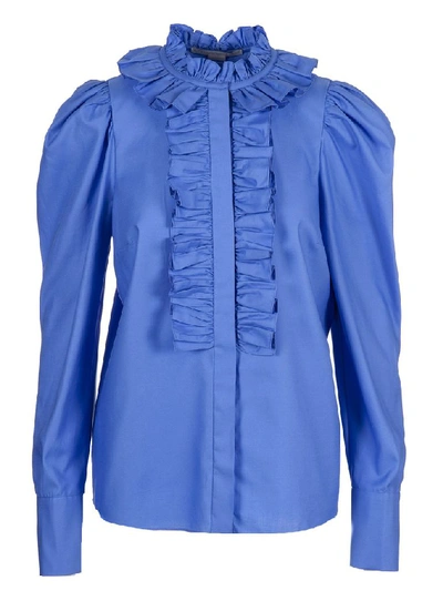 Stella Mccartney Women's Blue Cotton Blouse