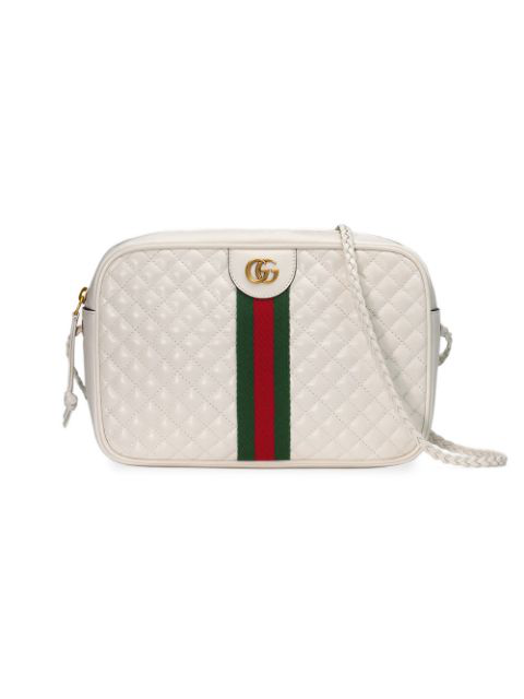 quilted leather small shoulder bag