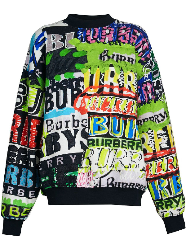 burberry multicolor sweatshirt