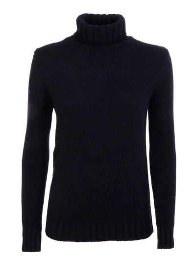 Anneclaire Blue Wool Sweater