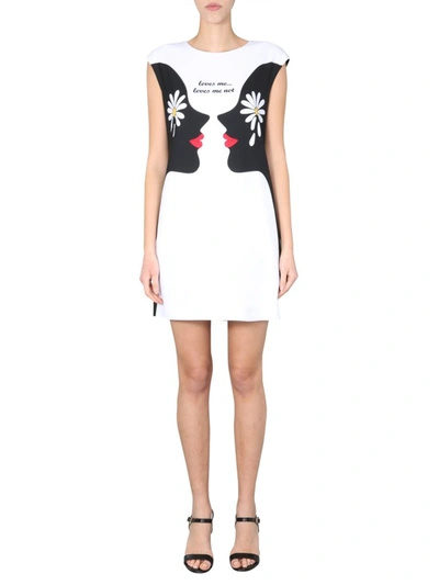 Boutique Moschino Printed Dress In Multi