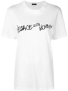 Versace Printed Stretch-cotton Jersey T-shirt In White