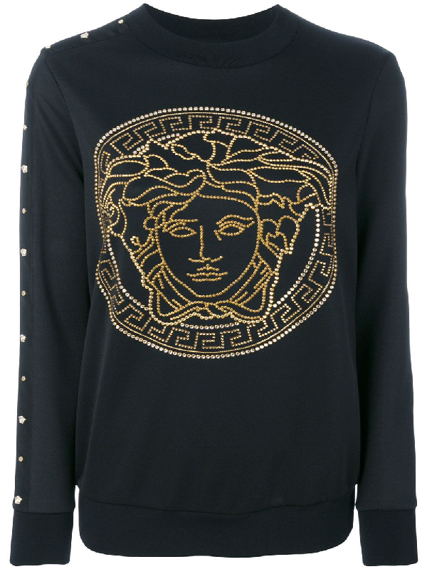 versace jumper black