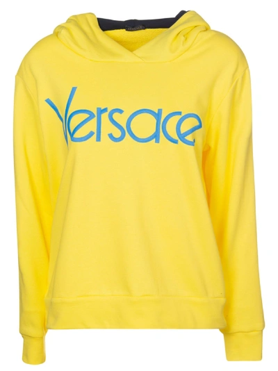 Versace Yellow Cotton Sweatshirt