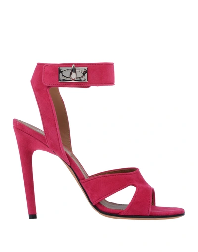 Givenchy Sandals In Fuchsia