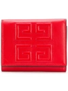 Givenchy Women's Bb602vb05e626 Red Leather Wallet