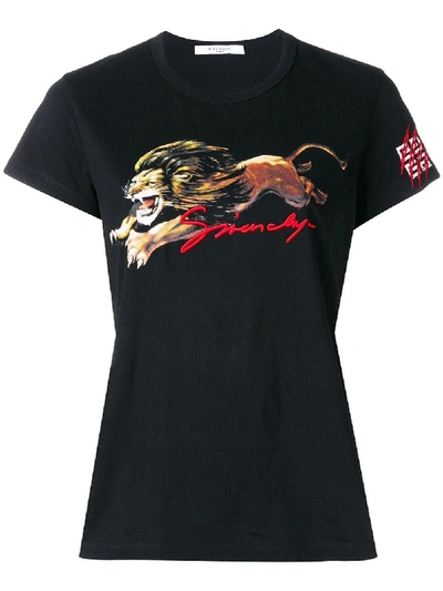 Givenchy Women's Bw705z3z1g001 Black Cotton T-shirt