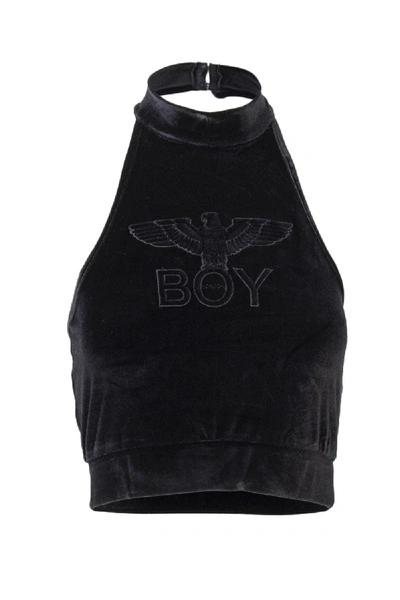 Boy London Black Polyester Top