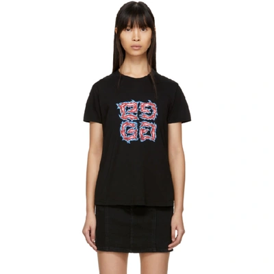 Givenchy Fiery Logo Style T In Black