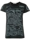 Givenchy World Tour Printed T-shirt In Black
