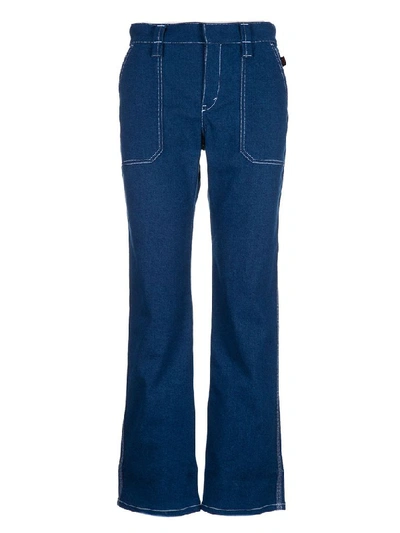 Chloé Women's Blue Cotton Pants