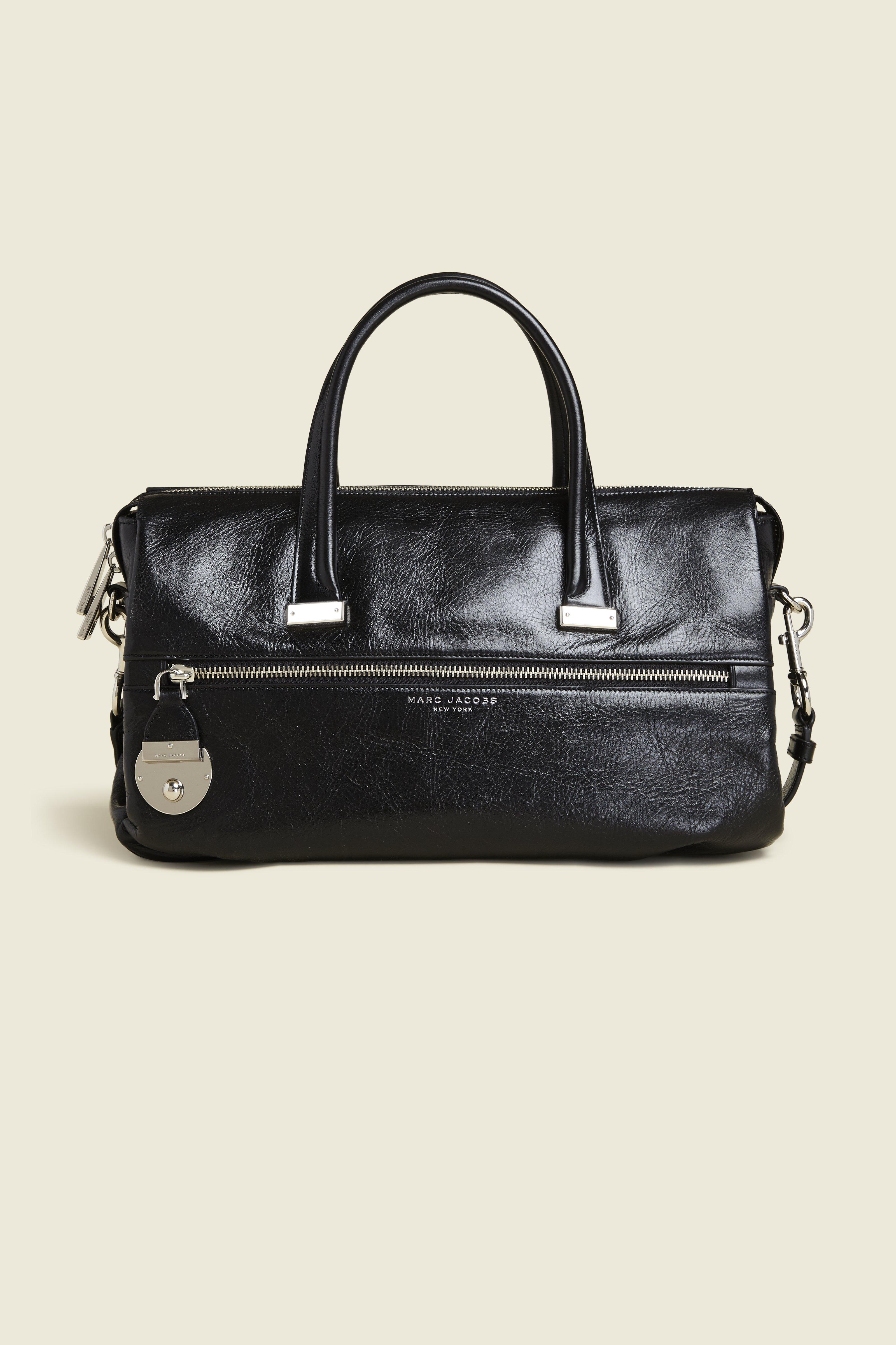Marc Jacobs The Standard East/west Medium Leather Tote In Black | ModeSens