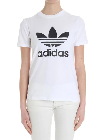 Adidas Originals Adidas Women's White Cotton T-shirt