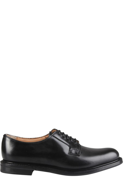 Church's Black Shannon Leather Derby Shoes