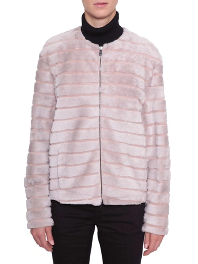 Drome Women's Pink Leather Jacket