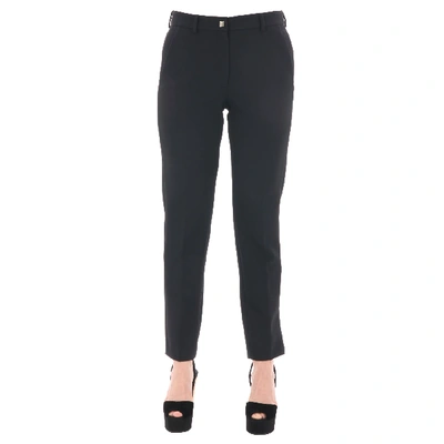 Versace Black Polyester Pants