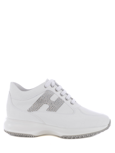 Hogan Interactive H Trainers In White ModeSens