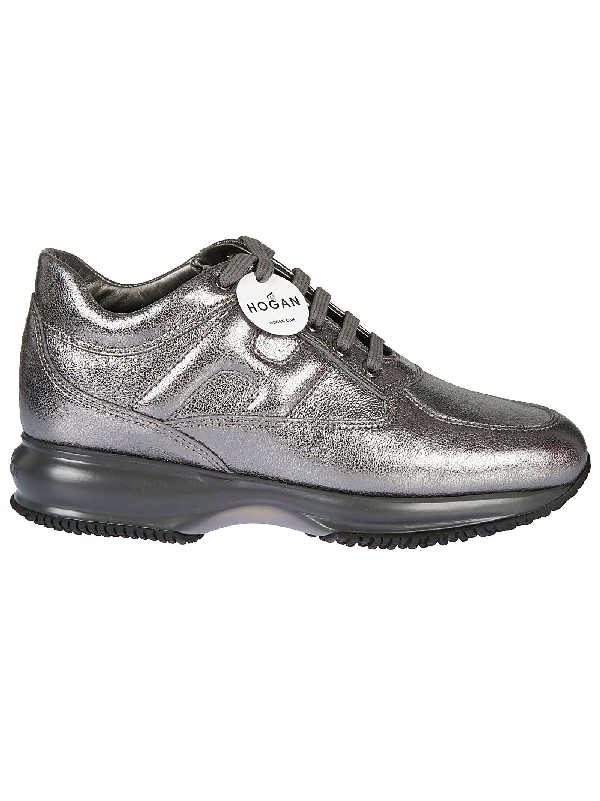 Hogan Silver Sneakers | ModeSens