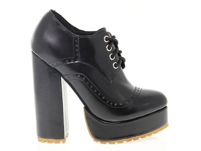 Jeffrey Campbell Women's Black Leather Heels