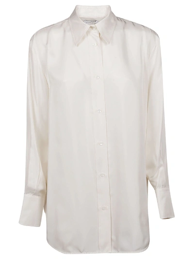 Calvin Klein Jeans Est.1978 Women's K20k200567106 White Silk Shirt