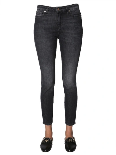 Versace Black Cotton Jeans