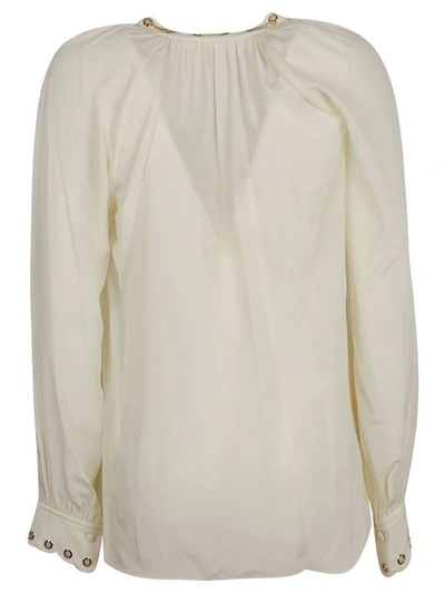 Michael Kors Women's White Silk Blouse