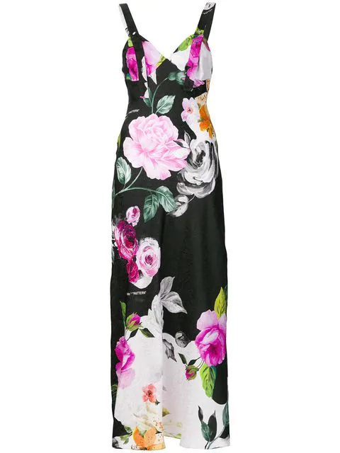 off white silk dress