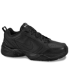 Nike Men's Air Monarch Iv Wide Training Sneakers From Finish Line In Black