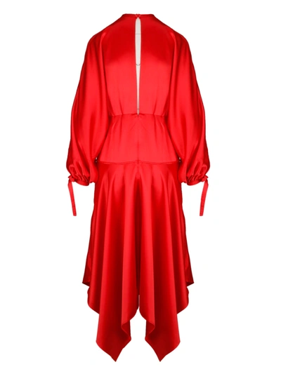 Self-portrait Women's Red Polyester Dress