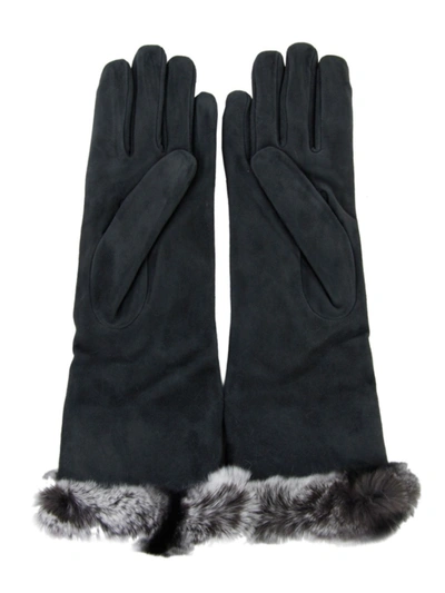 Sermoneta Gloves Grey Cashmere Gloves