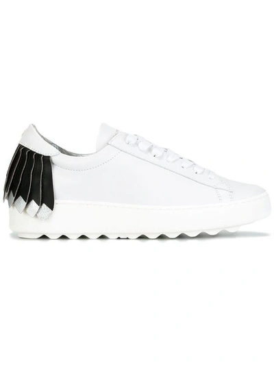 Philippe Model Women's White Leather Sneakers In White