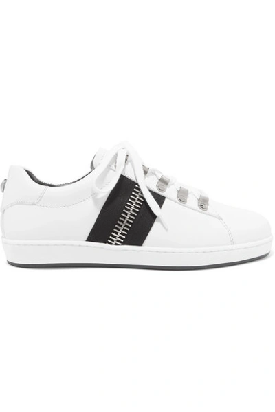 Balmain Women's W8fc353pvsy100 White Leather Sneakers
