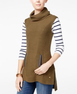Tommy Hilfiger Blair High-low Sleeveless Tunic, Only At Macy's In Olive ...