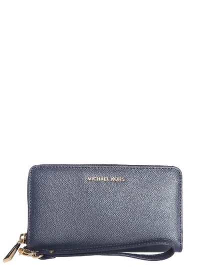 Michael Michael Kors Women's 32t4gtve3l414 Blue Leather Wallet