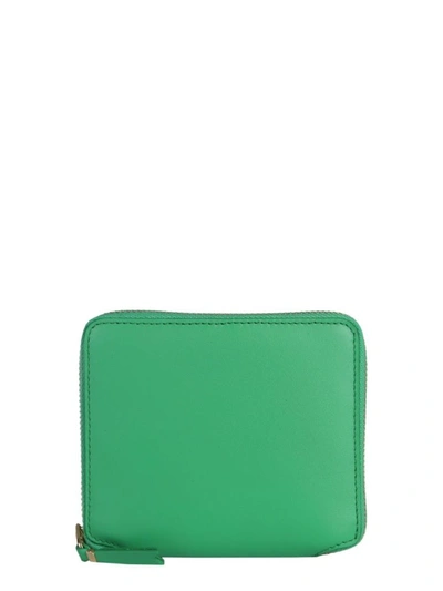 Comme Des Garçons Women's Green Leather Wallet