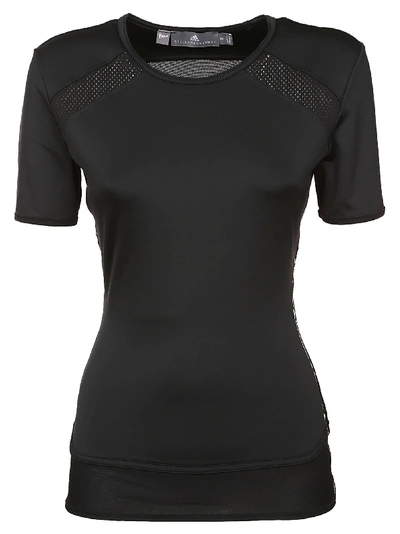 Adidas By Stella Mccartney Women's Cf4158 Black Polyester T-shirt