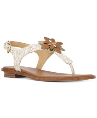 michael kors flower sandals