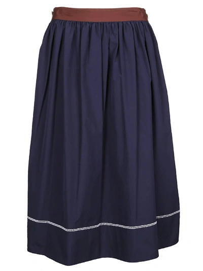 Marni Women's Goma0086q5tcw64y5339 Blue Cotton Skirt