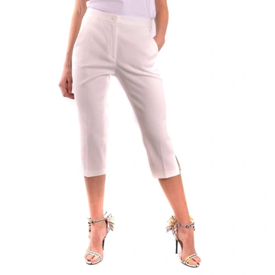 Moschino Women's White Cotton Jeans