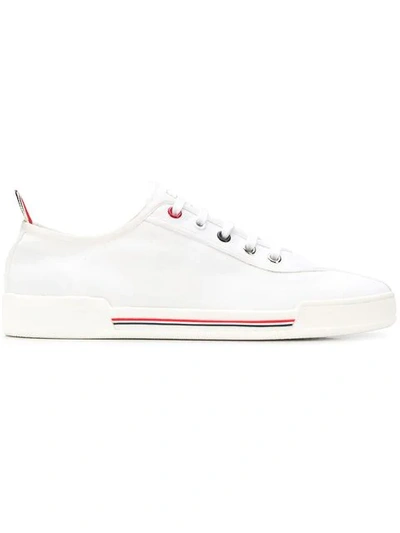 Thom Browne Women's Ffd033a04809100 White Leather Sneakers
