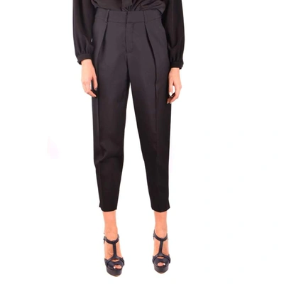 Saint Laurent Women's Black Wool Pants
