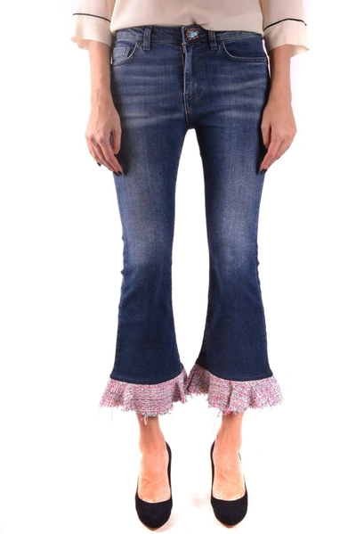 Pinko Women's Blue Cotton Jeans