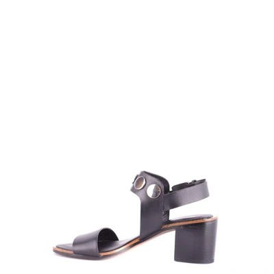 Michael Kors Women's Black Leather Sandals