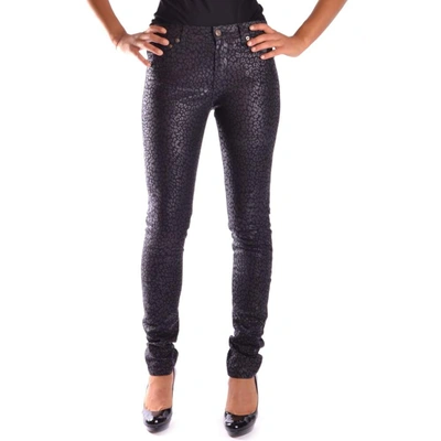 Saint Laurent Women's Black Cotton Jeans