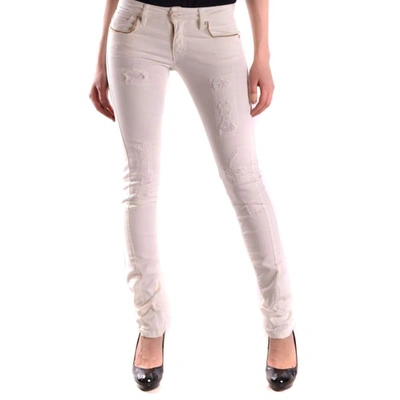 Pinko Women's White Cotton Jeans