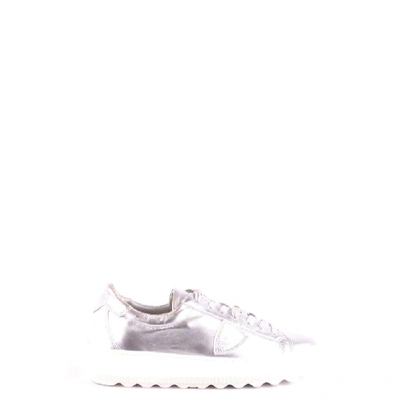 Philippe Model Women's Silver Leather Sneakers