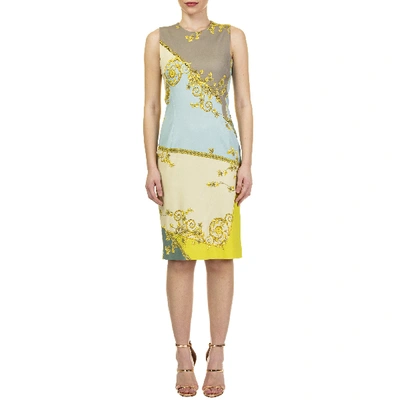 Versace Women's G35715g604421g7529 Multicolor Polyester Dress