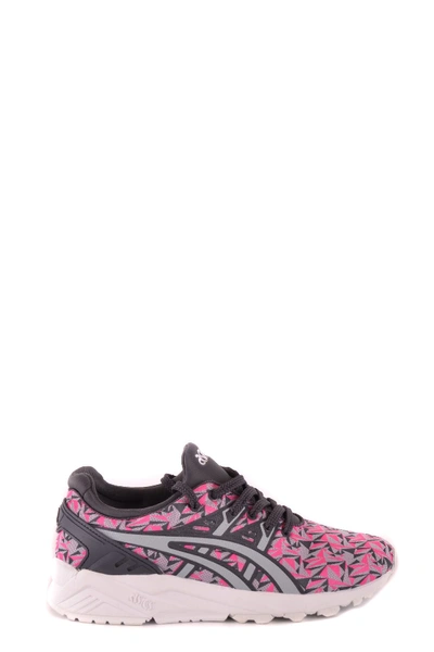 Asics Pink Fabric Sneakers